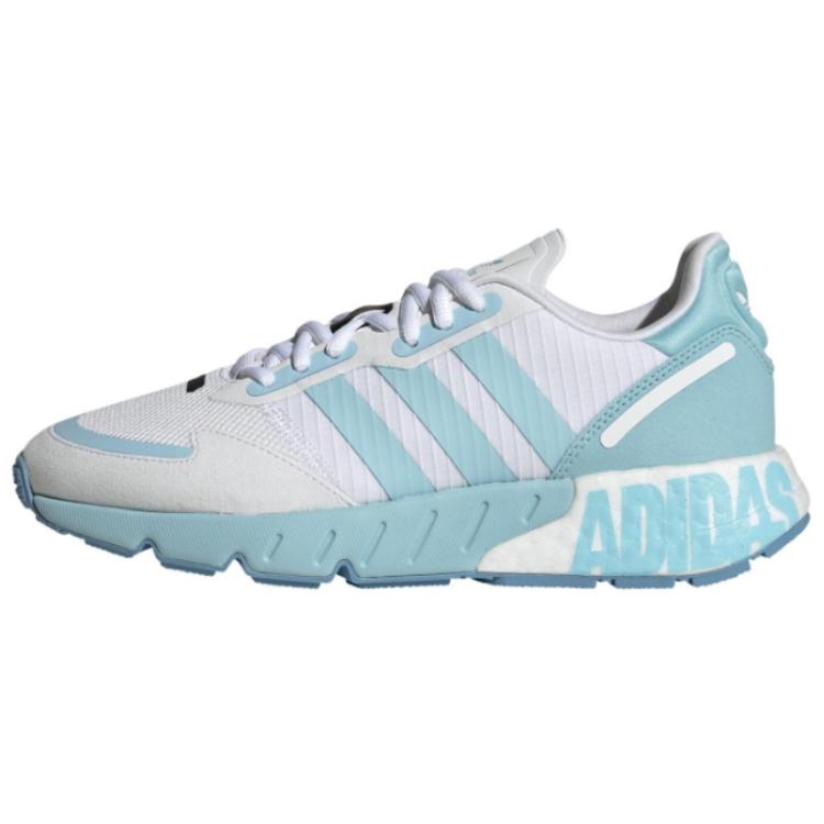 Adidas Zx 1K Boost 'Bold Logo Graphic   Hazy Sky' Women's