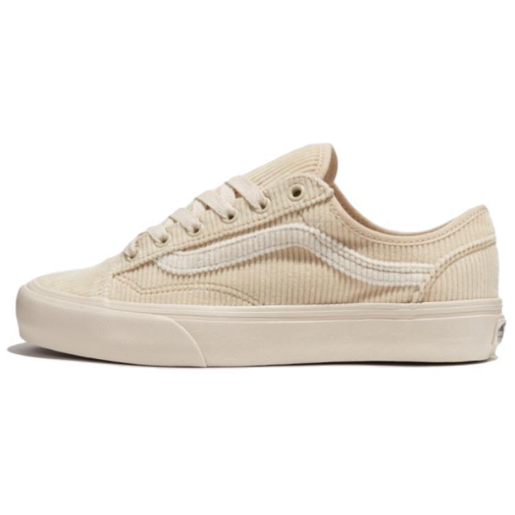 Vans Style 36 Anti-Slip Wear-Resistant Low-Top Canvas Shoes Unisex Beige