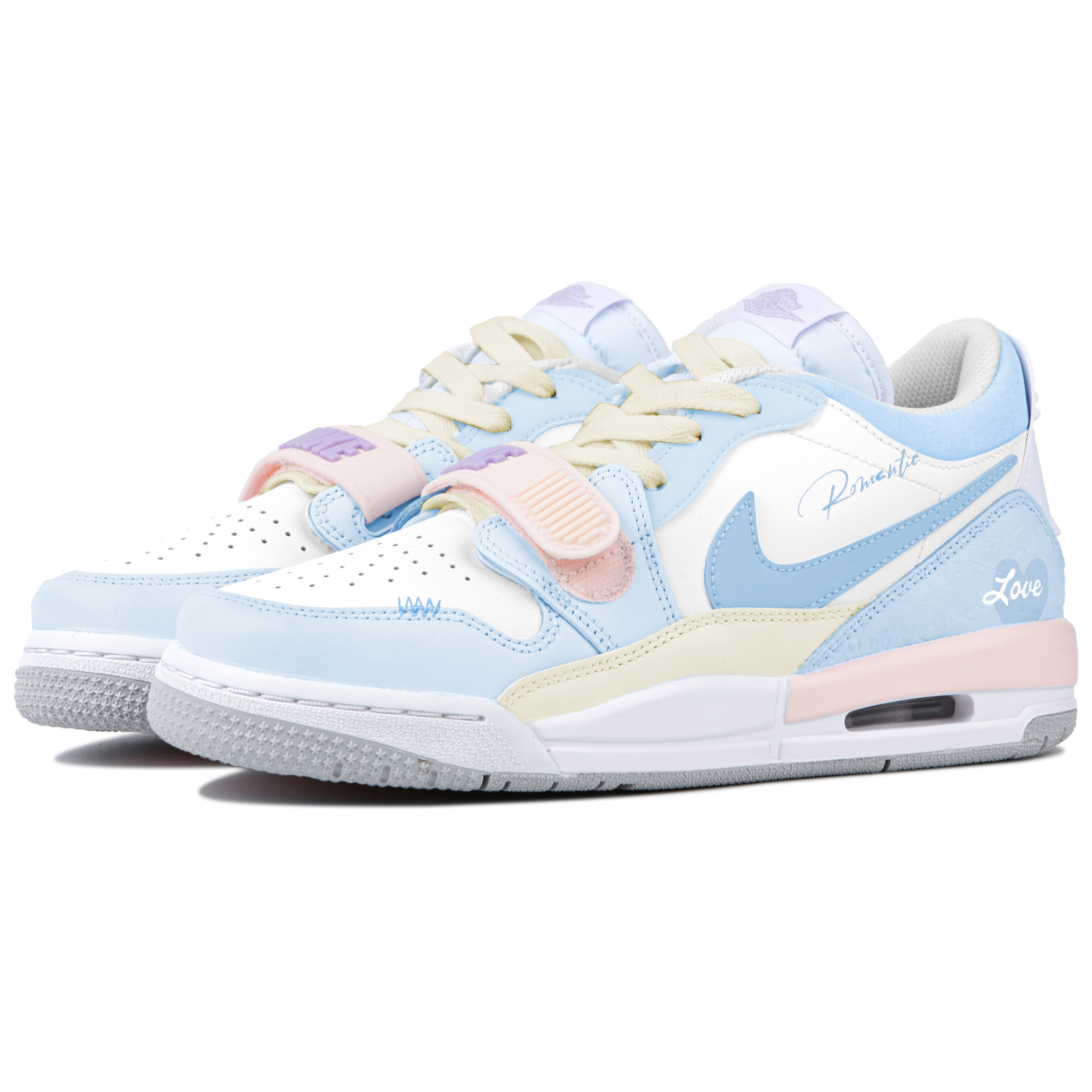 Jordan Legacy 312 Abrasion Resistant Low Top Vintage Basketball Shoes Unisex Sky Blue купить в интернет-магазине Yoocart с быстрой доставкой по России.