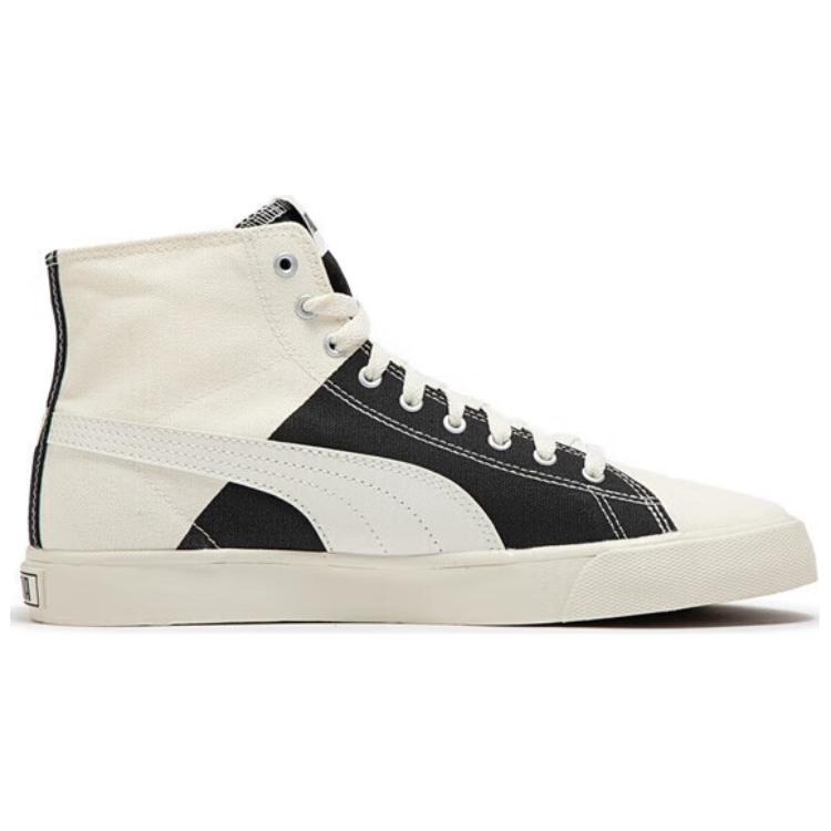 PUMA Bari Canvas Shoes Unisex Mid-Top White Black
