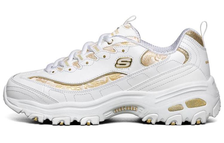 Skechers D Lites 1.0 White/Gold Women's