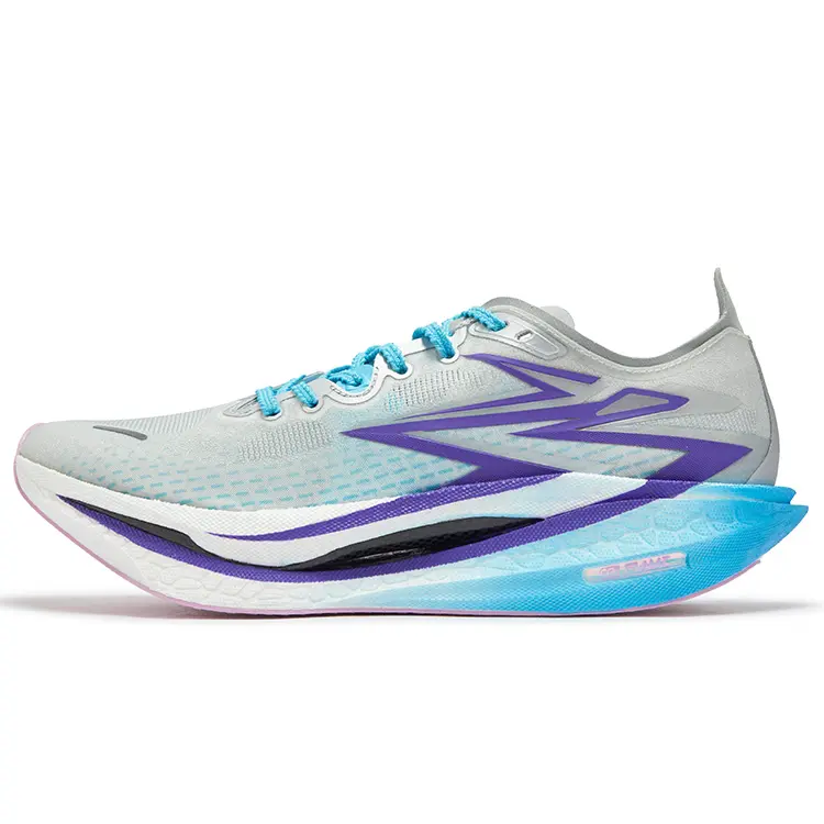 361° Flame 4 Cushioning, Slip Resistant, And Abrasion Resistant Low Top Casual Running Shoes Unisex Blue Button