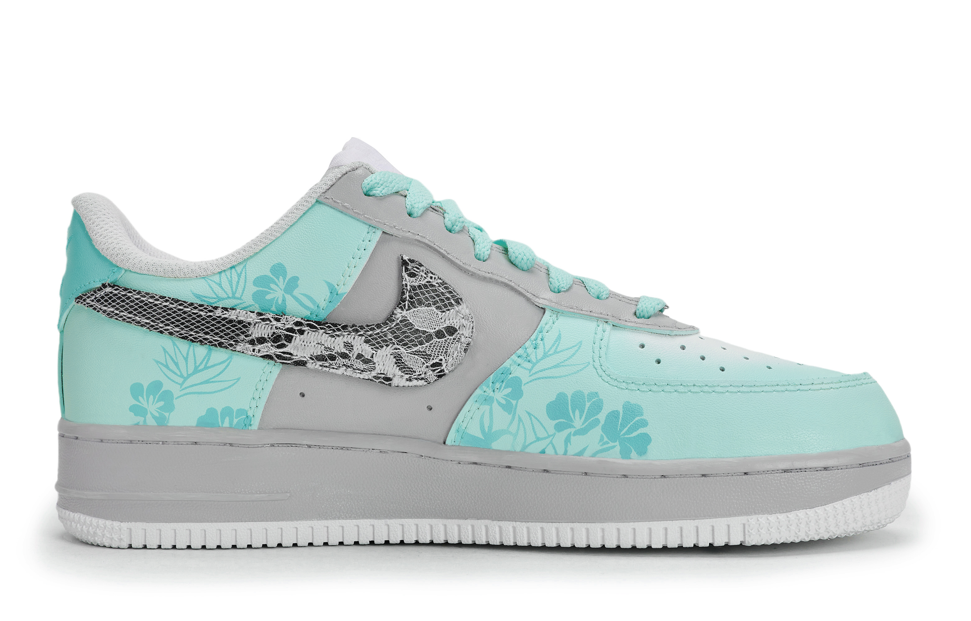 Nike Air Force 1 Skateboard Shoes Unisex Low top White/Blue/Tiffany купить в интернет-магазине Yoocart с быстрой доставкой по России.