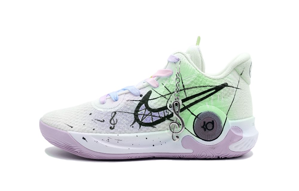Nike KD Trey 5 IX Cushioning Anti-Slip And Wear-Resistant Mid-Top Vintage Basketball Shoes Unisex Green