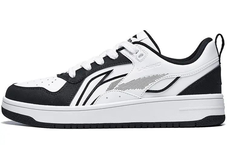 LiNing Shiyi Low top Skateboard Shoes Men's Black White