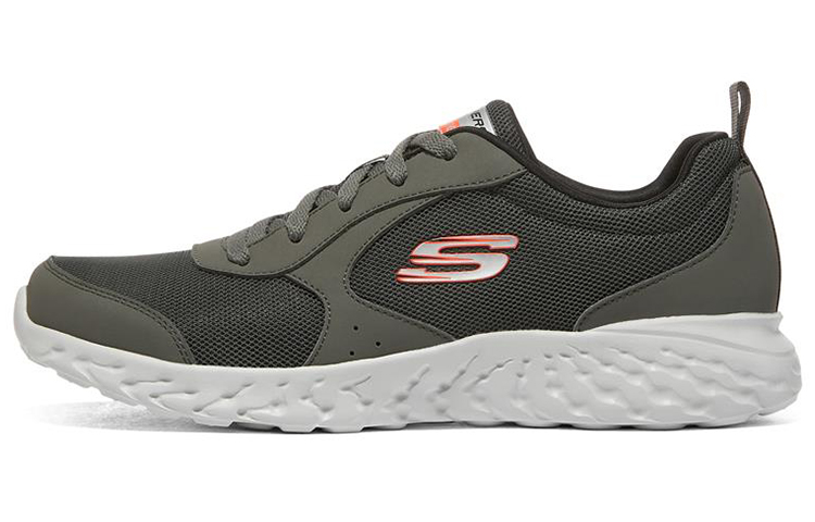 Skechers Low Top Running Shoes Men's Charcoal Gray