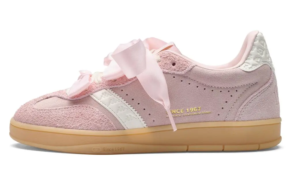Kappa Back to Back Abrasion Resistant Low top German Army Trainers Women's Light Lotus Blossom Pink