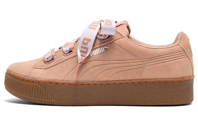 PUMA Vikky Platform Ribbon Pink/Brown Women's