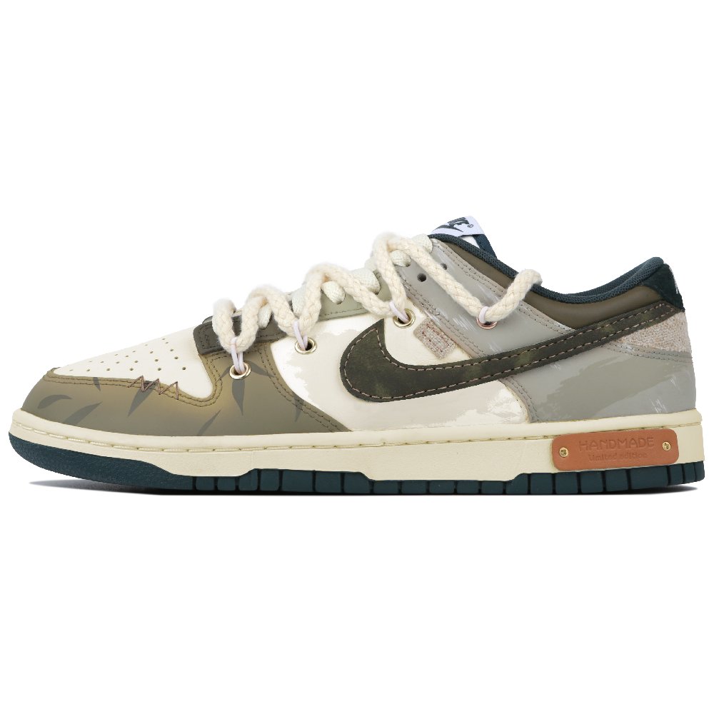 Nike Dunk Low 'Athletic Department' Bamboo Shadow Anti-Slip Wear-Resistant Low-Top Skateboard Shoes Unisex Green Gray