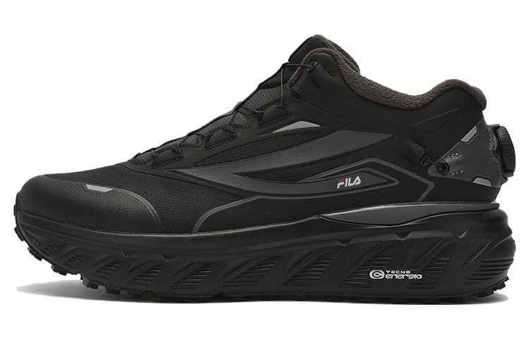 FILA BOA EXPLORER Cushioning Wear-Resistant Low-Top Outdoor Shoes Men's Black
