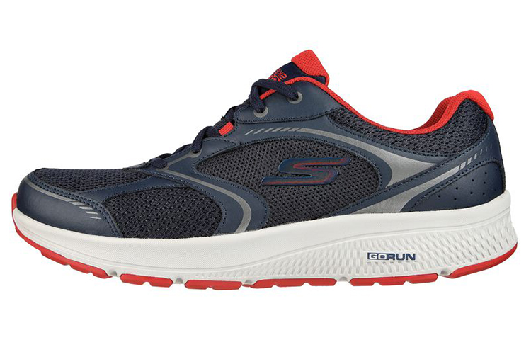 Skechers Running Shoes Men Low-Top Blue/Red
