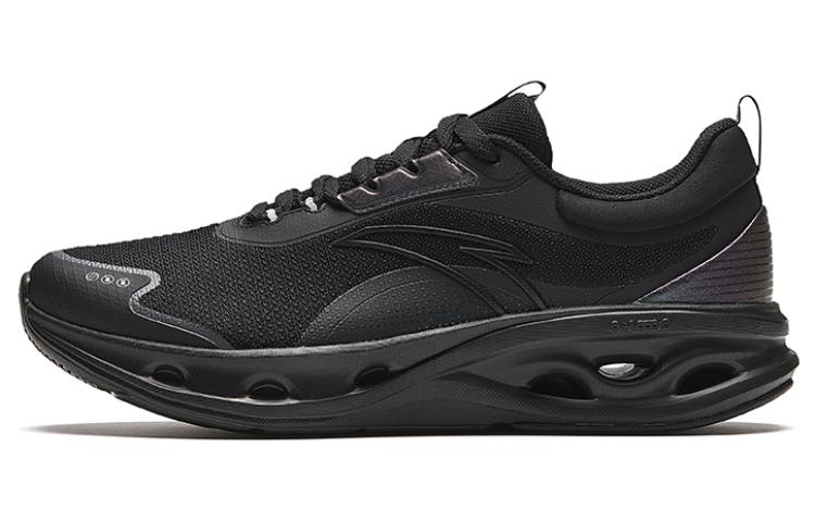 Anta Abrasion-Resistant Low-Top Running Shoes Men's Black