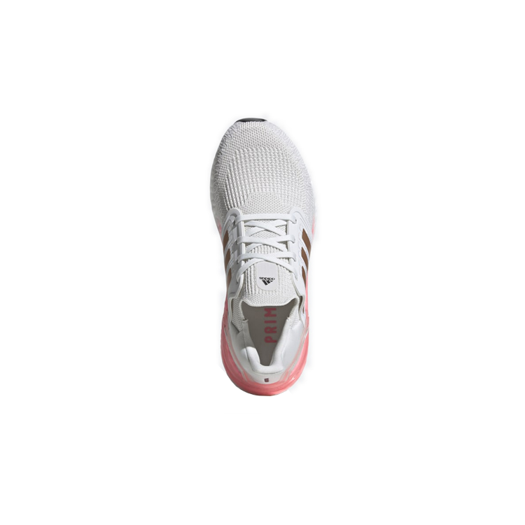 Adidas Ultra Boost 20 White Copper Flash Red Women's купить в интернет-магазине Yoocart с быстрой доставкой по России.