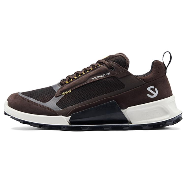 Ecco Cushioning Low-Top Casual Shoes Men's Mocha Brown