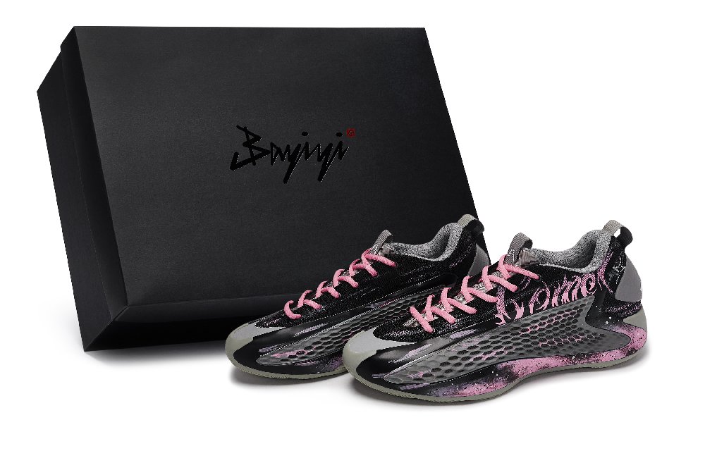 Adidas A.E. 1 Basketball Shoes Unisex Low top Black/Gray/Pink