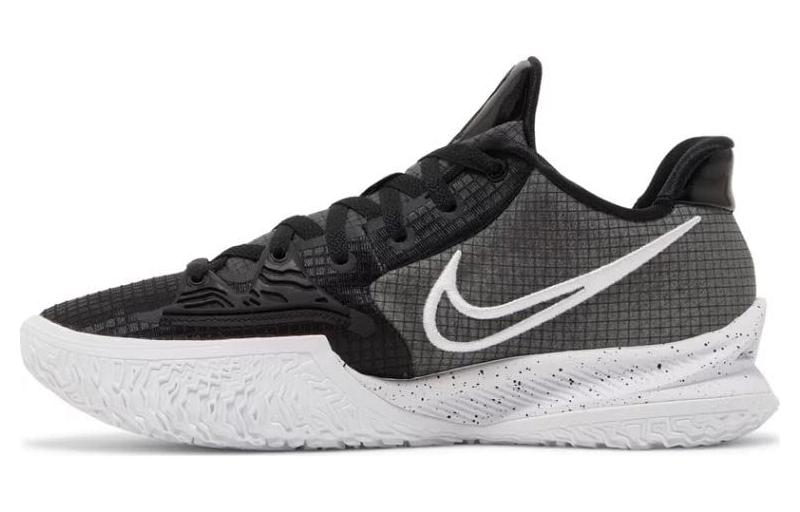 Nike Kyrie Low 4 Cushioning Wear-Resistant Low-Top Basketball Shoes Men's Black White