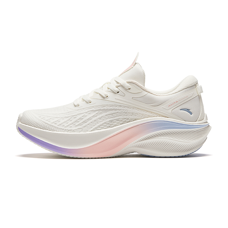 Anta Leaf 5.0 Cushioning Abrasion Resistant Lightweight Low top Casual Running Shoes Women's Ivory White
