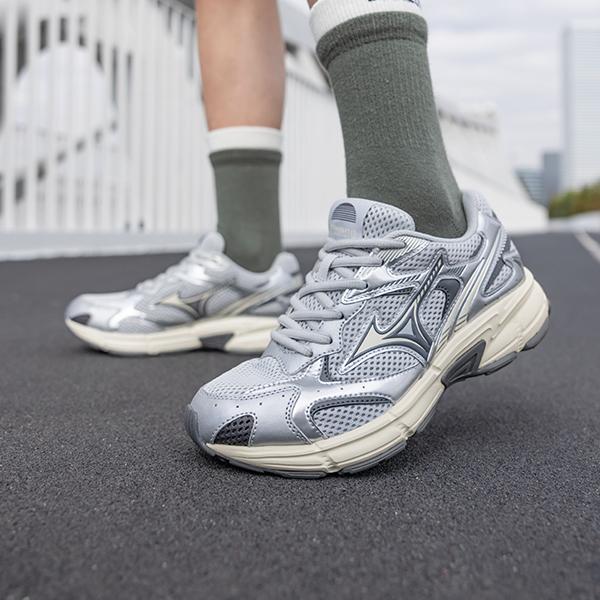 Mizuno Speed 2K Cushioning Abrasion Resistant Breathable Low Top Long Distance Running Shoes Unisex Silver Gray купить в интернет-магазине Yoocart с быстрой доставкой по России.
