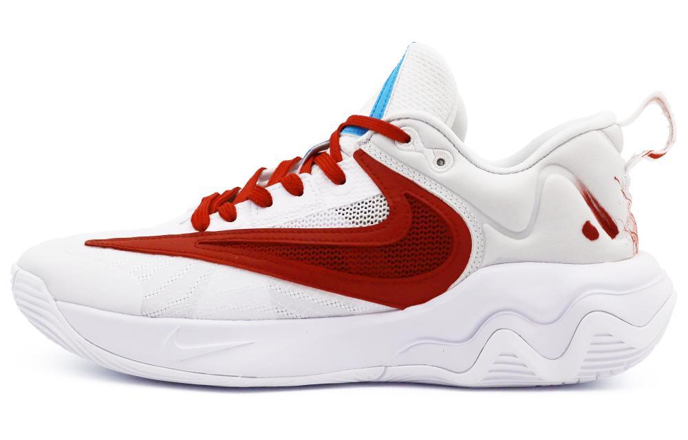 Nike Giannis Immortality Cushioning Wear-Resistant Low-Top Basketball Shoes Men's Red Blue White