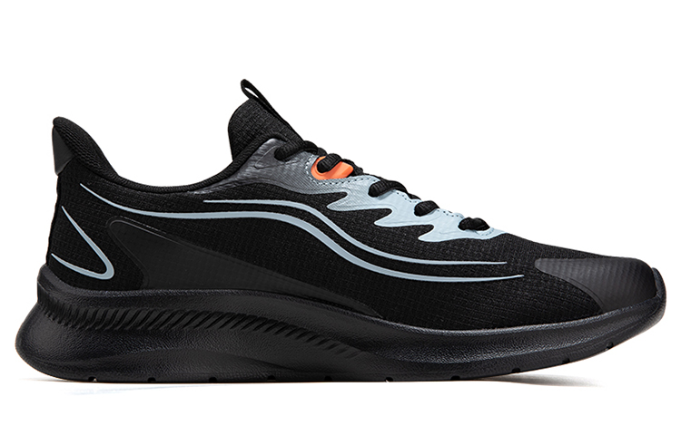 Anta Rebound Cushioning Breathable Lightweight Wear-Resistant Slip-Resistant Low-Top Running Shoes Men's Black купить в интернет-магазине Yoocart с быстрой доставкой по России.