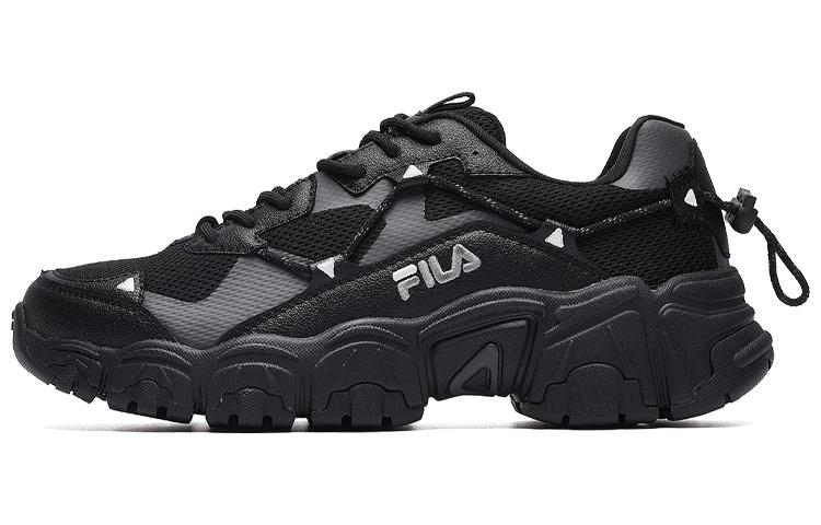 FILA Cat Claw Slip-Resistant Breathable Low-Top Casual Shoes Men's Black