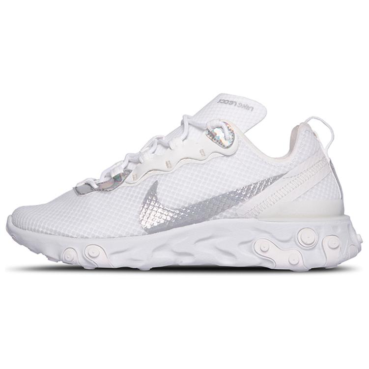 Nike React Element 55 White Iridescent Women's