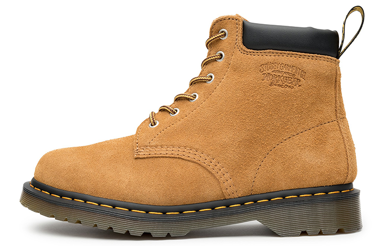 Dr. Martens Stussy X 939 Suede Ankle Boots 'Chestnut'