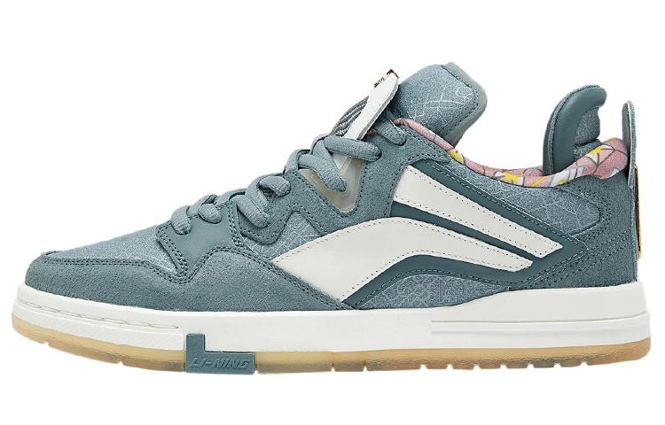 LiNing Wei Wu PRO Skateboard Shoes Men Low-Top Pale Jade/White