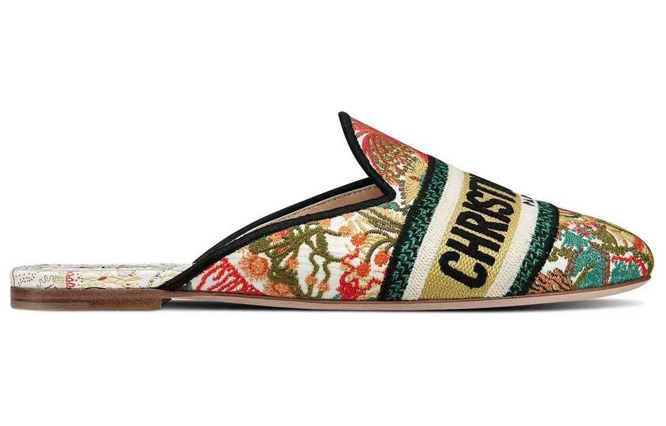 DIOR Closed Toe Slippers Women's Multicolor
