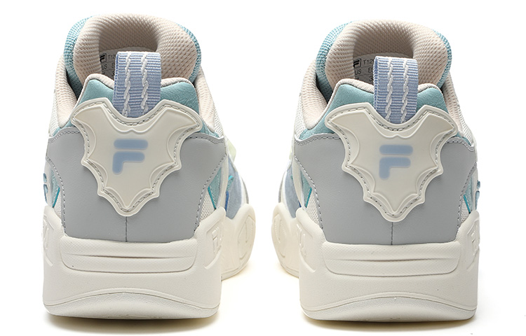 FILA FUSION Desperado Low Top Skate Shoes 'White Grey Blue' Women's