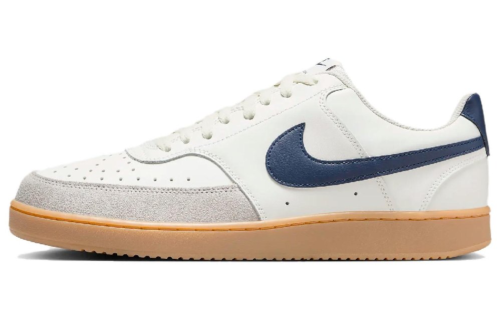 NIKE Court Vision 1 Кроссовки для скейтбординга Низкие Белые Мужские