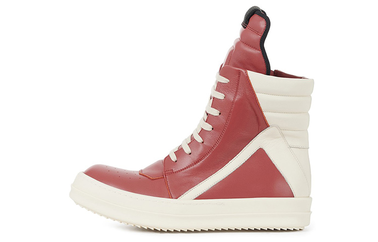 RICK OWENS/RO Geobasket High Top Stylish Skateboarding Shoes Men's Pink