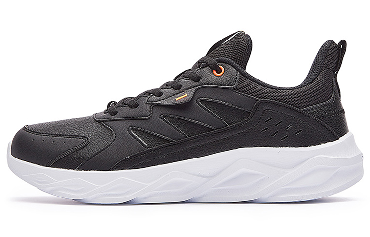 361° Cushioned Water Resistant Lightweight Low Top Running Shoes Men's Black White