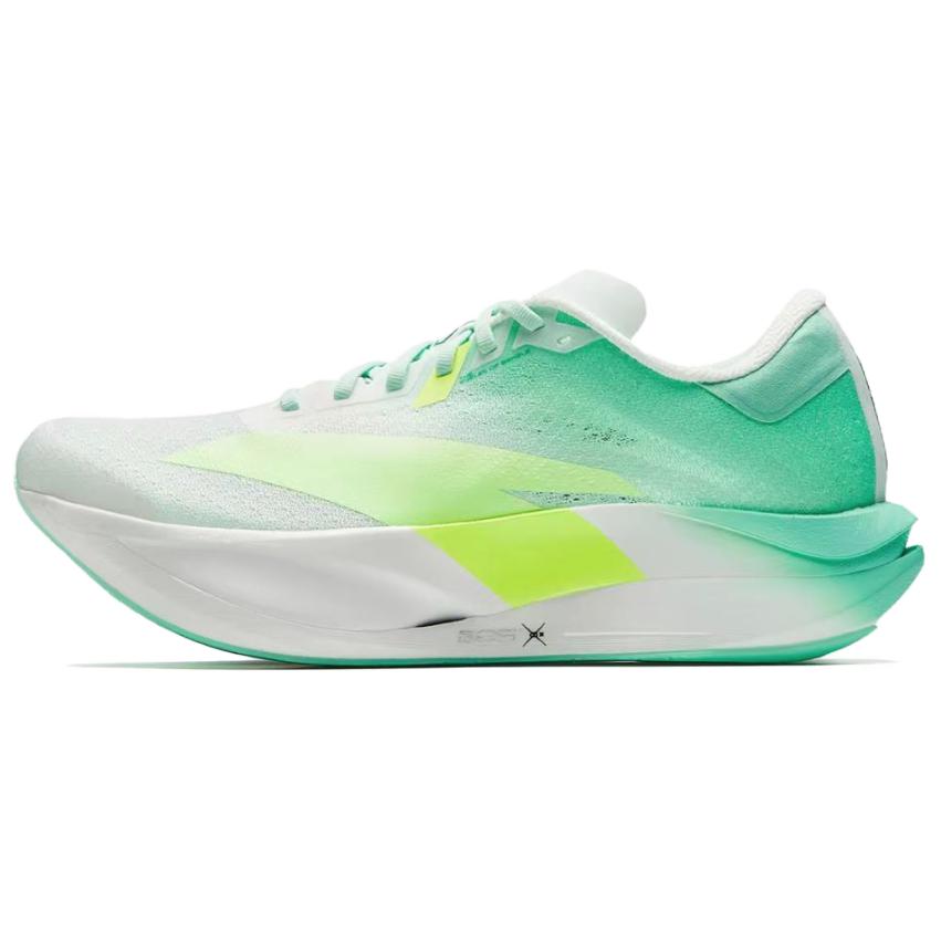 ANTA C202 7.0 Running Shoes Men's Low top Papyrus White/Thousand Mountain Green/Neon Yellow