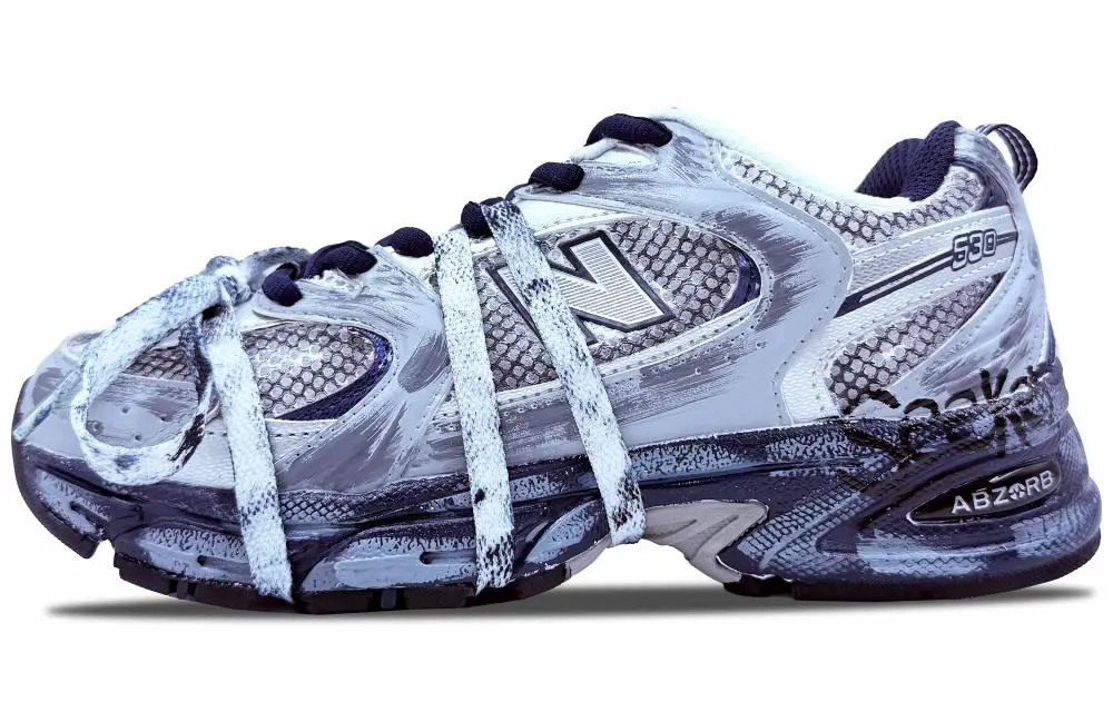 New Balance NB 530 Running Shoes Unisex Low top Silver/Blue