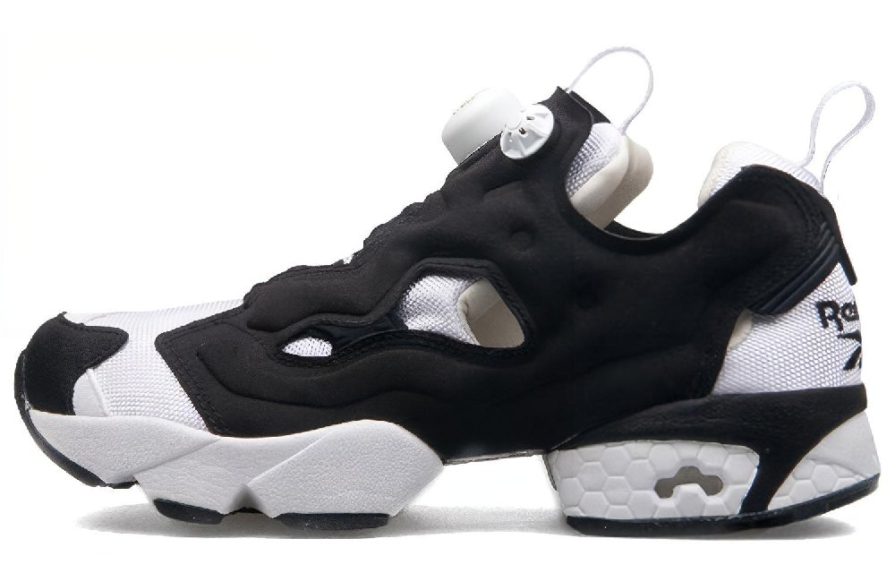 Reebok Instapump Fury Og Hollow Out Splicing Shoes/Sneakers Unisex Black White