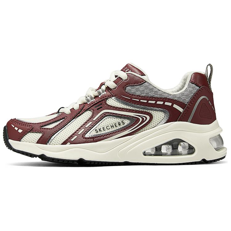 Skechers Street Series Low Top Casual Retro Running Shoes Women's Burgundy