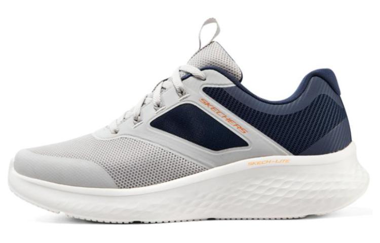 Skechers Skech Lite Pro Low Top Casual Running Shoes Men's Gray Blue
