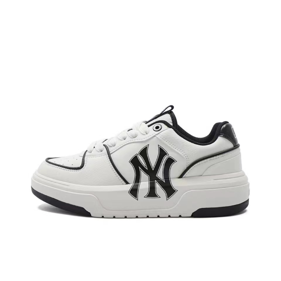 MLB Chunky Liner Skateboard Shoes Unisex Low-Top White Green