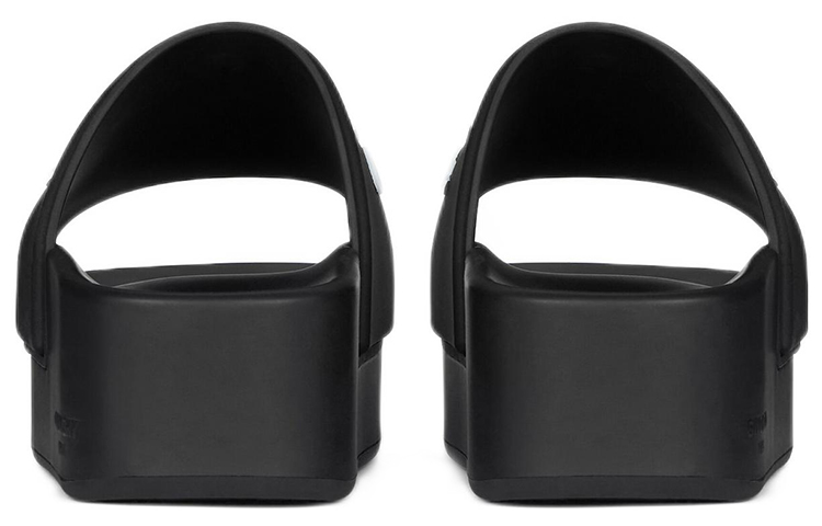 Givenchy Women's Logo Embossed Platform Sandal 'Black'