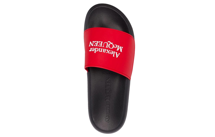 Alexander McQueen Pool Slide Lust Red White