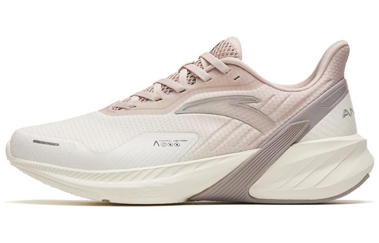 Anta DuCi4 Cushioning Anti-Slip And Wear-Resistant Low-Top Running Shoes Women's White Pink