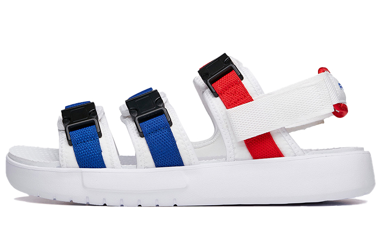 ANTA Beach Sandals Men's Anta White/Bright Blue