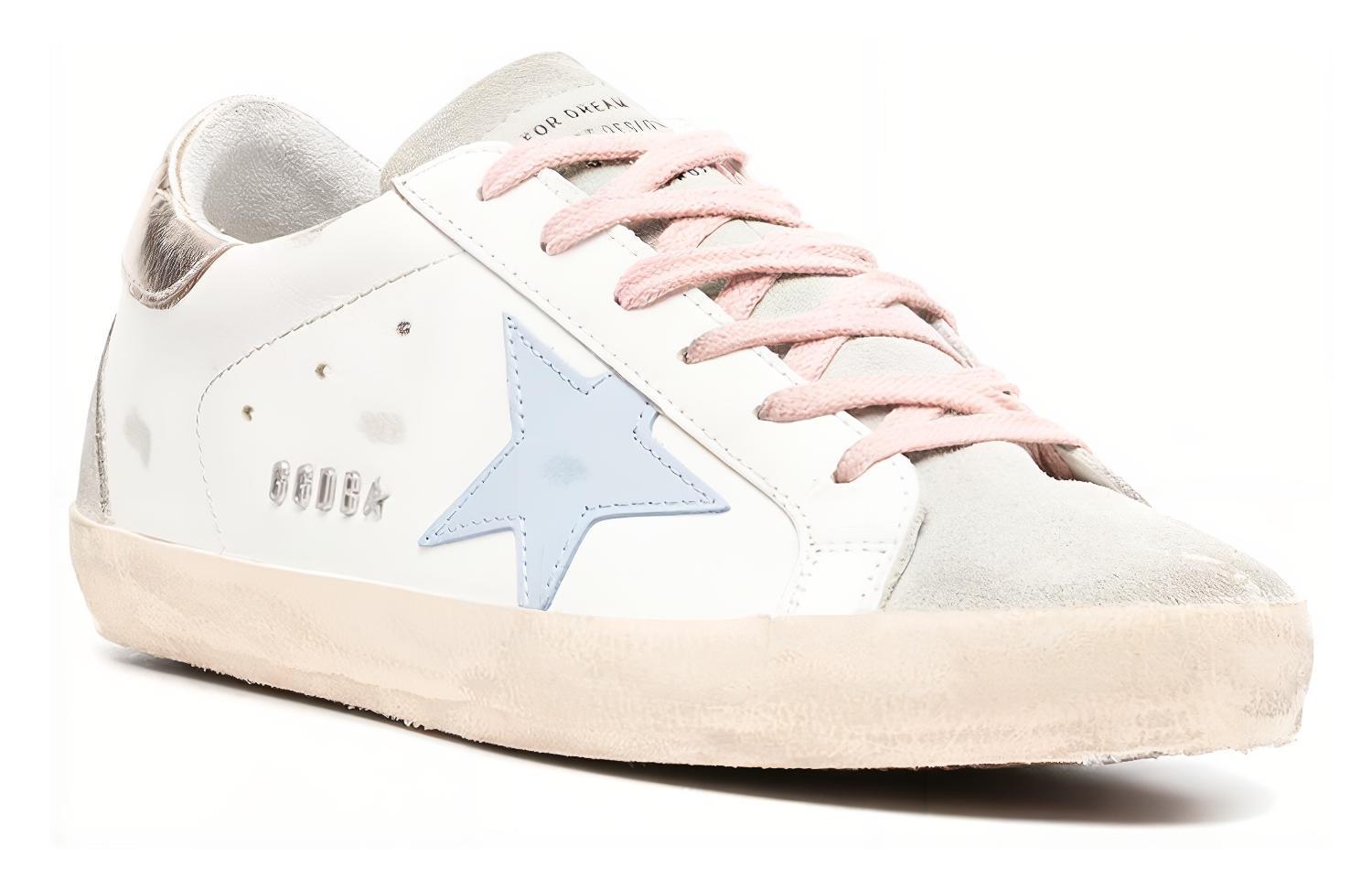 Golden Goose Super Star White Silver Ice Blue Women's купить в интернет-магазине Yoocart с быстрой доставкой по России.