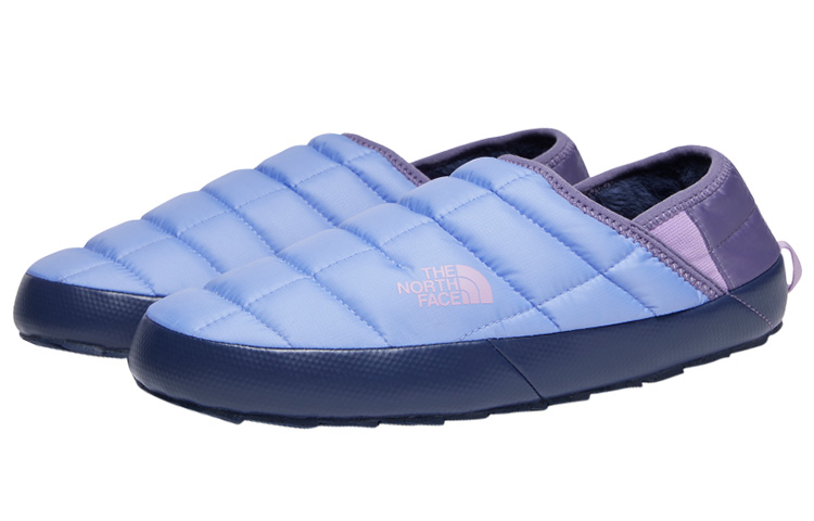 CLOT x THE NORTH FACE ThermoBall Traction Mules V Durable Breathable Low-Top Outdoor Shoes Blue Purple