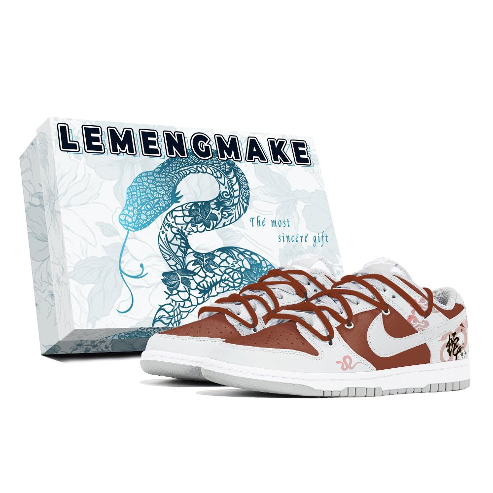 Nike Dunk Abrasion-Resistant Low-Top Skateboard Shoes Men's White