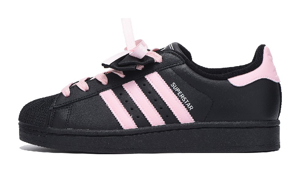 Adidas Originals SUPERSTAR Coverage Slip Resistant And Abrasion Resistant Low Top Skateboard Shoes Unisex Pink