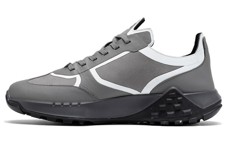 Ecco Breathable Low-Top Sports Casual Shoes Iron Gray