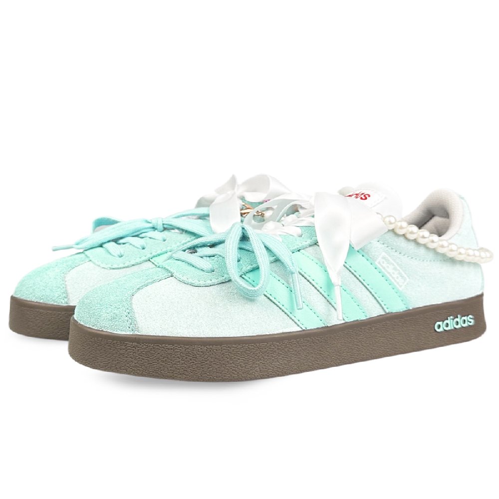 Adidas Neo VL Court Lifestyle Low Top Skateboard Shoes Women's Mint Green