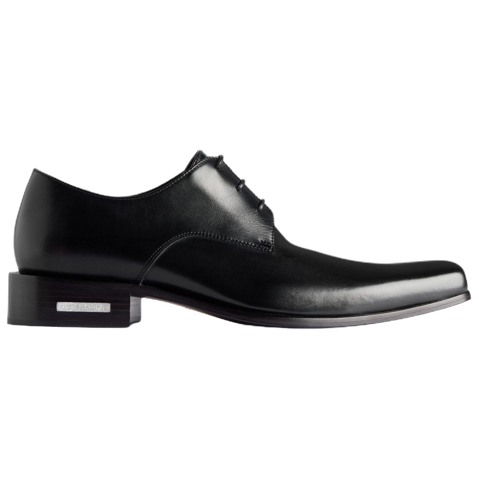 Balenciaga Concorde Dress Shoes Men's Black